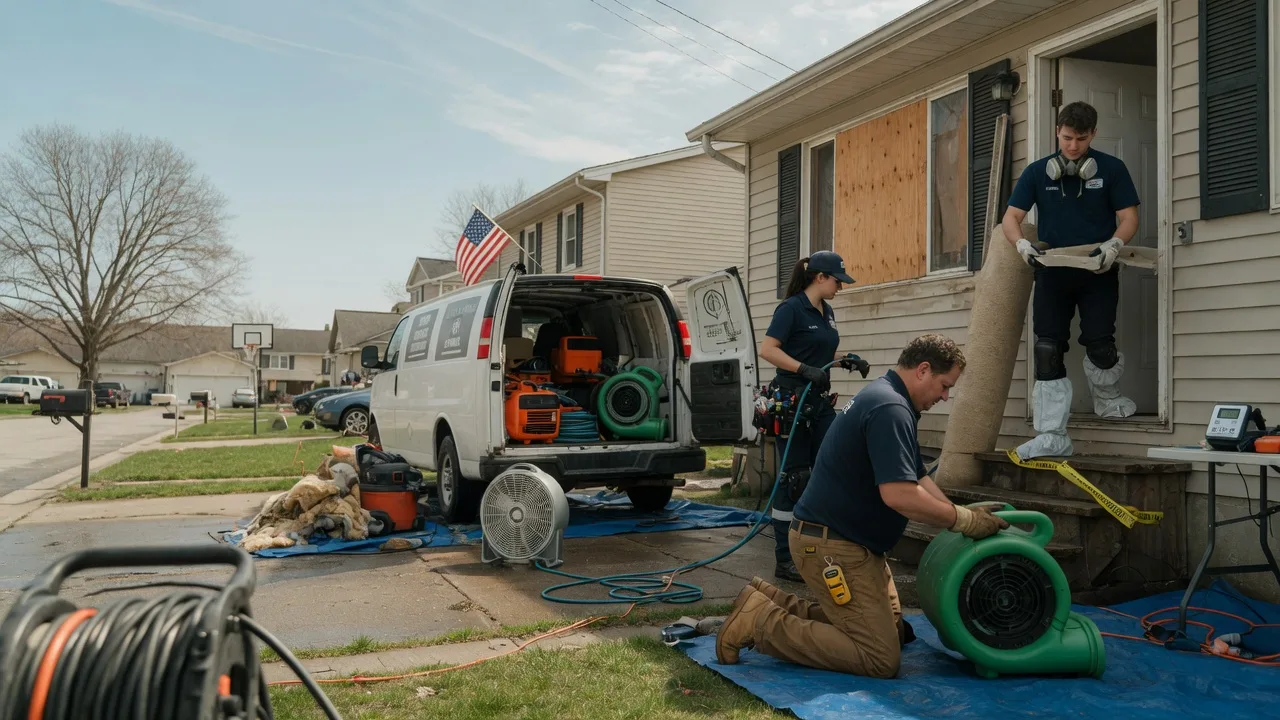 Water Damage Restoration in Byron, IL near me